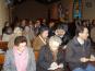 Oración de la mañana en la iglesia parroquial de Sta. Rosa de Lima
