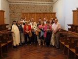 Foto de grupo en el coro del Monasterio de Santo Domingo el Real, tras el rezo de Vispera.