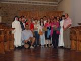 Foto de grupo en el coro del Monasterio de Santo Domingo el Real, tras el rezo de Vispera.