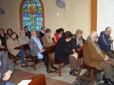 Oración de la mañana en la iglesia parroquial de Sta. Rosa de Lima