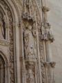 Elementos de la fachada del convento de Santa Cruz la Real