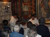 Celebración de la Eucaristía en la cueva de Santo Domingo