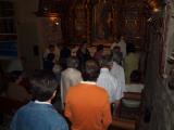 Celebración de la Eucaristía en la cueva de Santo Domingo