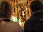 Celebración de la eucaristía en la Cueva de Santo Domingo.